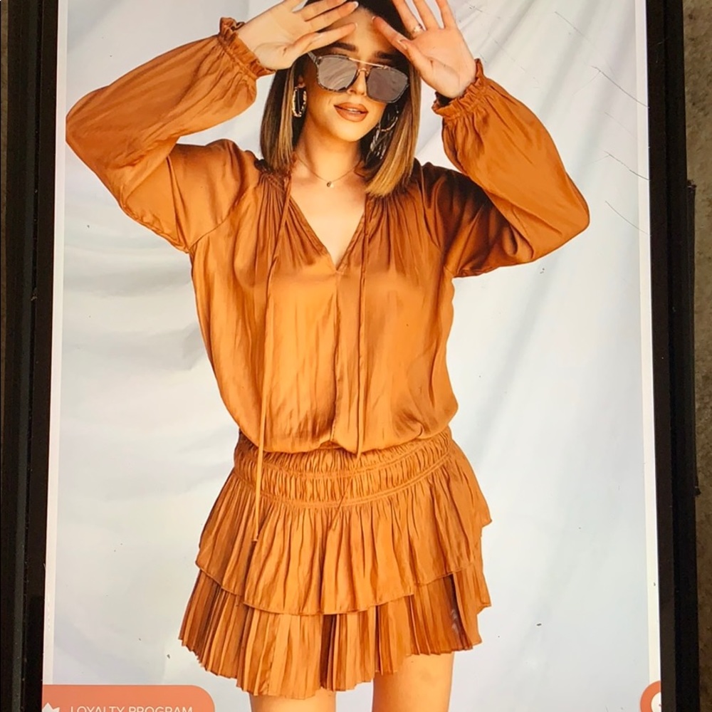 Vestique In A Ruffle rayon dress, size M, NWT